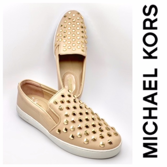 MICHAEL Michael Kors Shoes - NWT MICHAEL KORS 3D LETHER & METAL SNEAKERS UNISEX SHOES